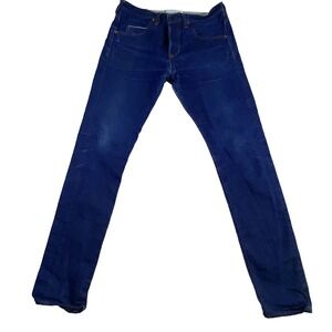 Billiam Selvedge Jeans Sz 34 (actual 32x35) Straight Leg Button Closure USA-made